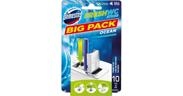 Domestos Ocean WC-loputuspulgad 10tk