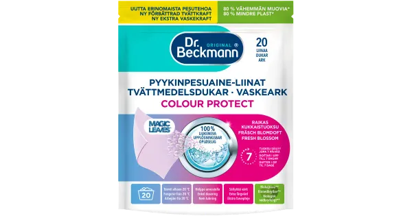 Dr. beckmann pesulehed magic leaves color 20tk