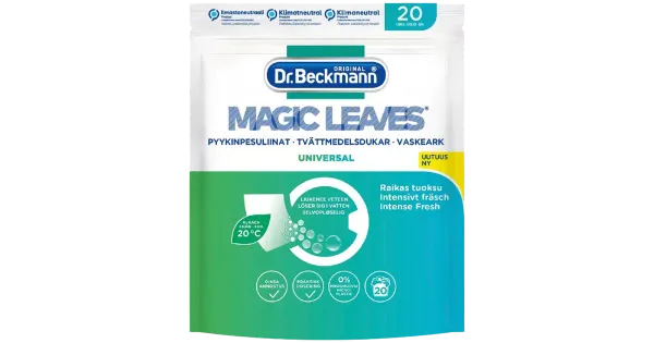 Dr. beckmann pesulehed magic leaves universal 20tk