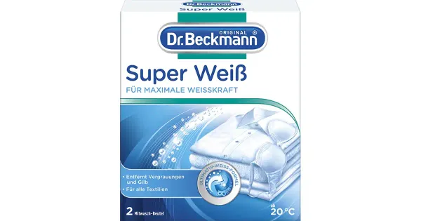 Dr. Beckmann Super White pesuvalgendi 2 tk