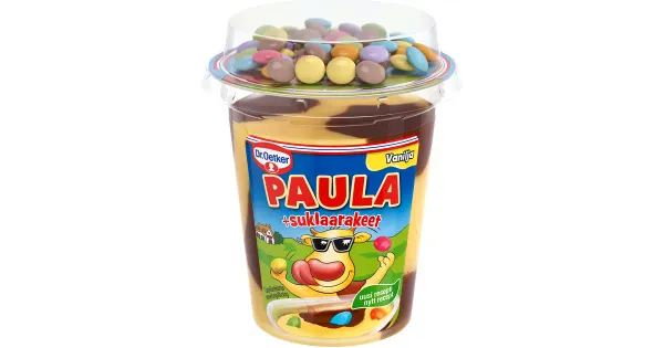 Dr. Oetker Paula vanilli-šokolaadipuding šokolaadikommidega 125 g