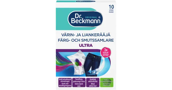 Dr.Beckmann värvi- ja mustusepüüdja 10tk