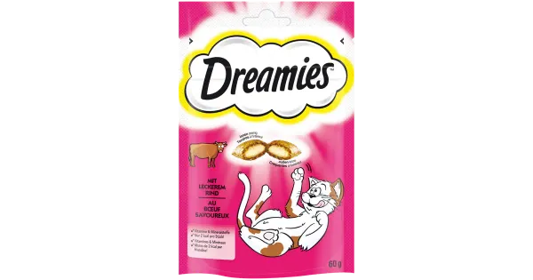 Dreamies suupiste kassidele loomalihaga 60g