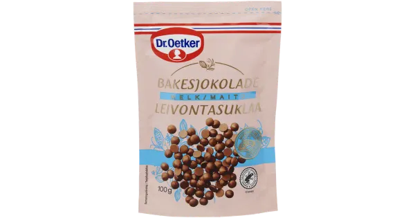 Dr.Oetker piimašokolaadinööbid küpsetamiseks 100 g