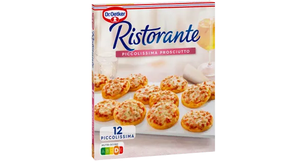 Dr.Oetker Pitsa piccolissima prosciutto singi 288 g