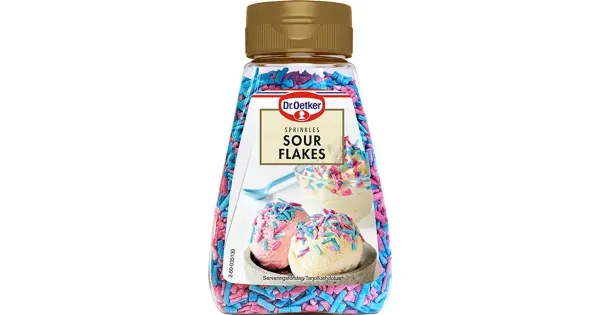 Dr.Oetker Sour Flakes kaunistusdražeed 120 g