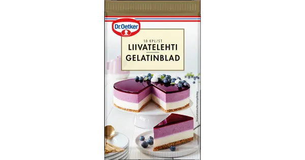 Dr.Oetker želatiinilehed 10 tk 17 g