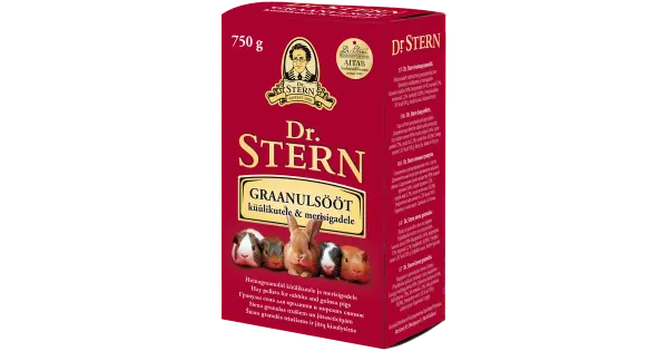 Dr.Stern graanulsööt meriseale ja küülikule eestimaisest mahedast heinast 750g