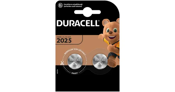 Duracell patareid cr2025 2tk