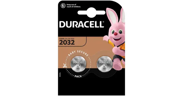 Duracell patareid CR2032 2TK