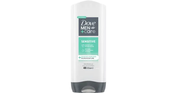 Dušigeel Dove Men+Care Sensitive 3in1 400ml