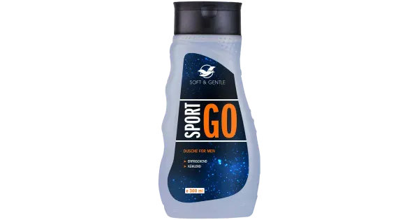 Dušigeel meestele Sportgo Soft ja Gentle 300ml