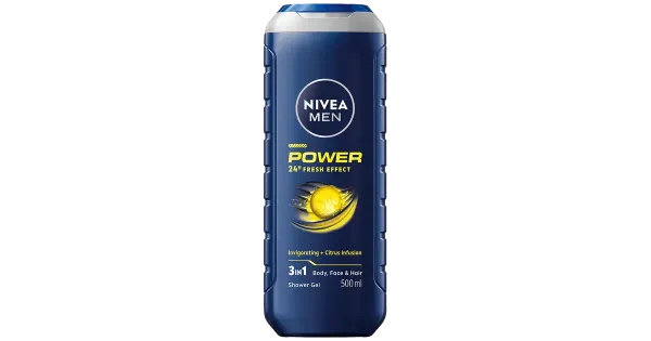 Dušigeel Nivea Men Power 3in1 500ml