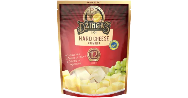 Džiugas kõva juust Mild, 12 kuud, 100 g