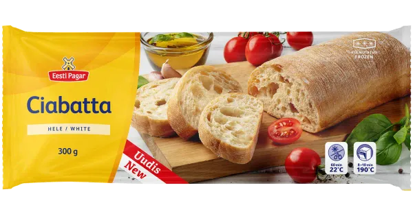 Eesti Pagar Ciabatta hele 300 g