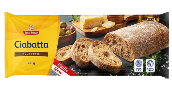 Eesti Pagar Ciabatta Tume 300 g