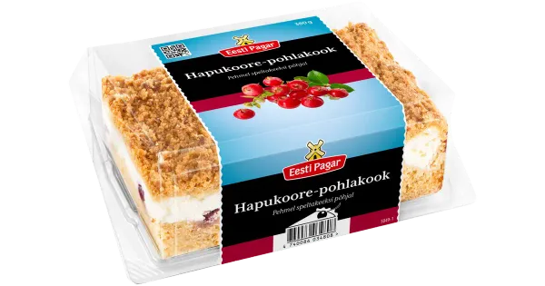 Eesti Pagar Hapukoore-Pohlakook 380 g