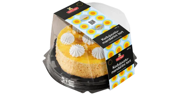 Eesti Pagar Kodujuustu-Mandariini Tort 600 g