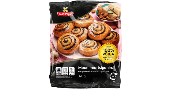 Eesti Pagar Mooni-Martsipanirull 320 g