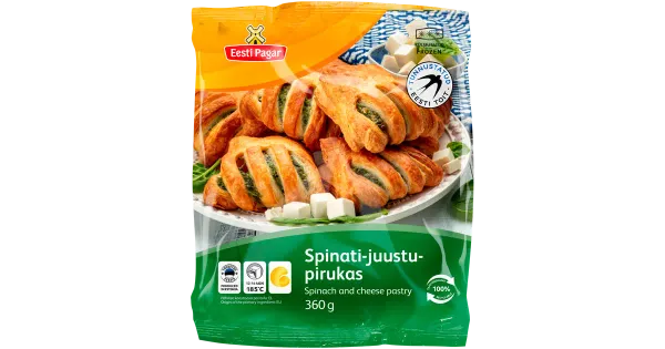 Eesti Pagar Spinati-Juustupirukas 360 g