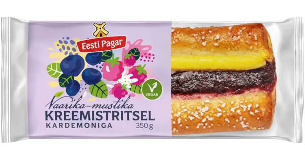 Eesti Pagar Vaarika-Mustika Kreemistritsel Kardemoniga 350 G