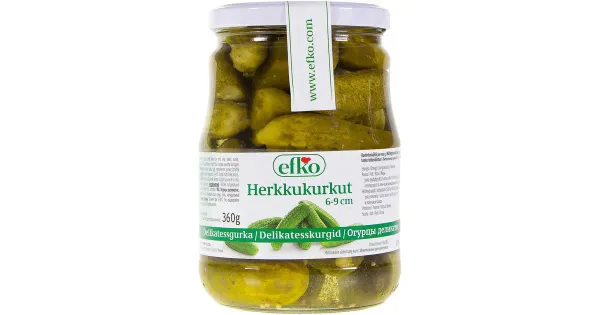 Efko delikatesskurgid 360/670 g