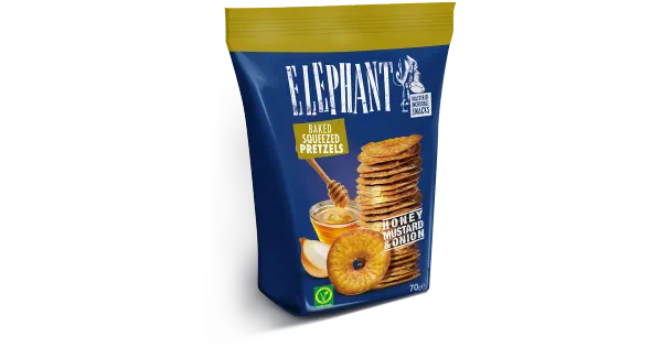 Elephant rõngikud mee-, sibula- ja sinepimaitselised 70g