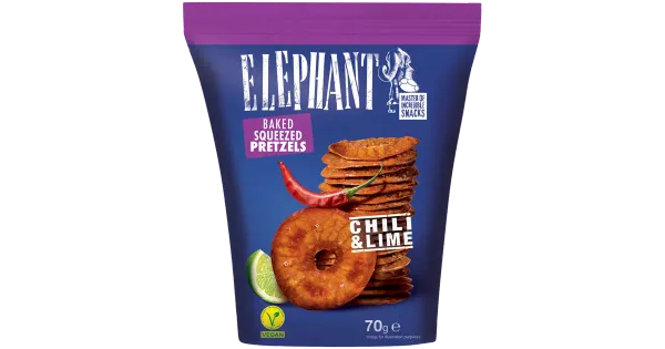Elephant tsilli- ja laimimaitselised rõngikud 70g