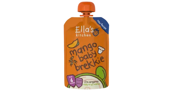 Ella´s Kitchen mango-jogurti-riisipüree 100 g, öko, alates 6-elukuust