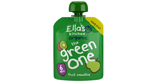 Ella´s Kitchen roheline puuviljapüree 90 g, öko, alates 6-elukuust