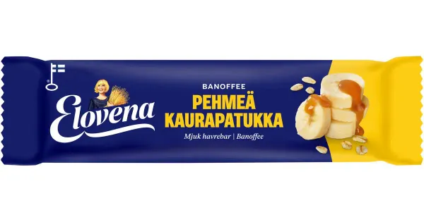 Elovena banoffee-koogi maitseline pehme kaerabatoon 30g