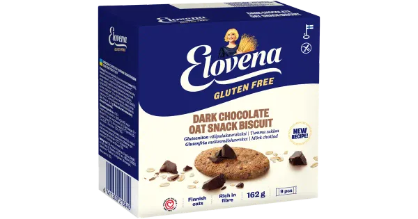 Elovena gluteenivabad vahepalakaeraküpsised, 9 × 18 g