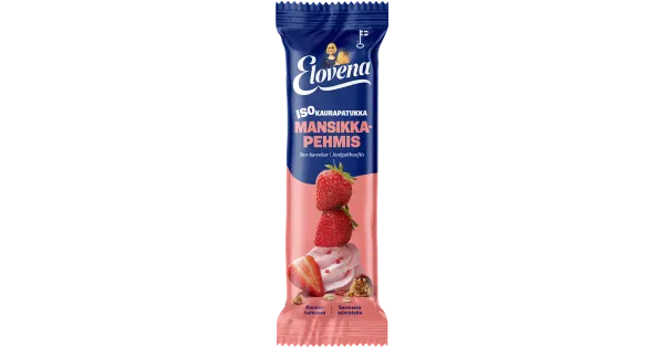 Elovena maasikamaitseline suur kaerabatoon, 48 g