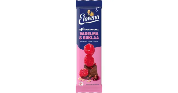 Elovena suur vaarikamaitseline šokolaadiga kaerabatoon, 48 g