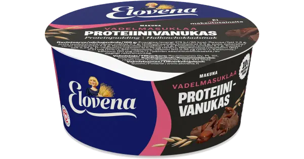 Elovena vaarikate ja šokolaadiga proteiinipuding 150 g