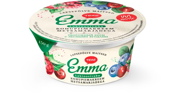 Emma Metsamarjadega kohupiimakreem, 150 g