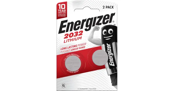 Energizer liitiumpatarei cr2032 3v 2tk