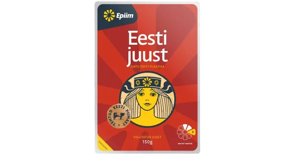Epiim Eesti juust, viilutatud, 150 g