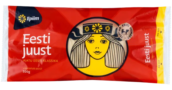 Epiim Eesti juust, viilutatud, 500 g