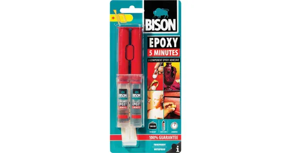 Epoksliim Epoxy 5 Min 24ml Bison
