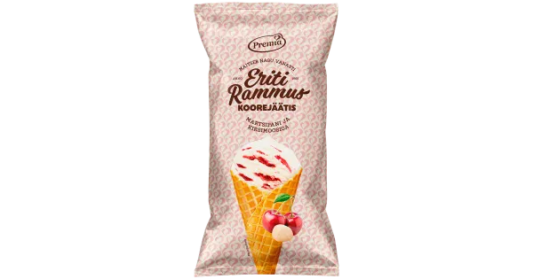 Eriti Rammus Martsipani-Koorejäätis kirsimoosiga 110g /200 ml