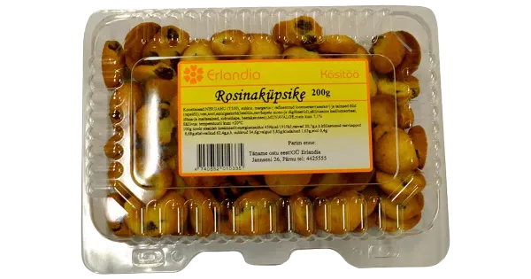 Erlandia Rosinaküpsike 200 G