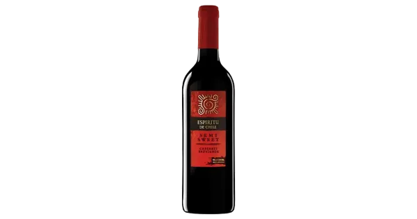 Espiritu De Chile Semi Sweet Cabernet Sauvignon GT vein 12%vol 750ml