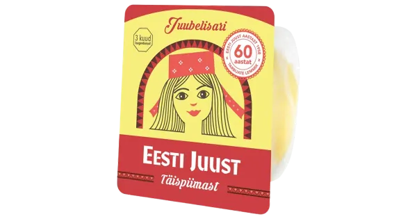 Estover Eesti juust täispiimast, viilutatud, 180 g