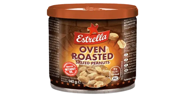Estrella ahjus röstitud maapähklid 140 g