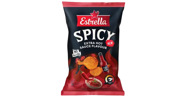 Estrella kartulikrõpsud Vürtsika kastme maitseliseline 115g