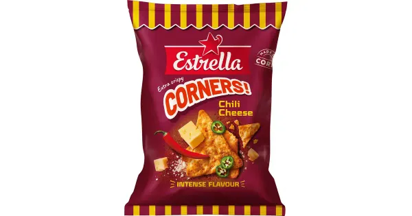 Estrella maisikrõpsud tšilli ja juustuga, 160 g