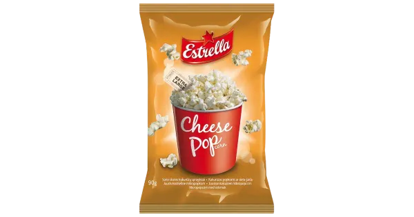 ESTRELLA Mikropopkorn juustumaitseline 90 g