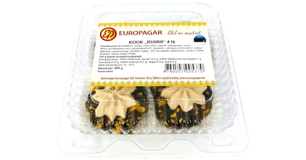 Europagar Kook Rummi 4 Tk Karbis 200 G