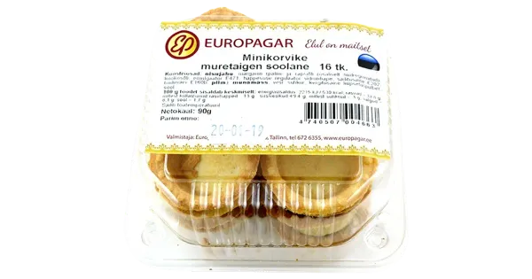 Europagar Muretaignakorvike Mini 16 Tk, 90 G